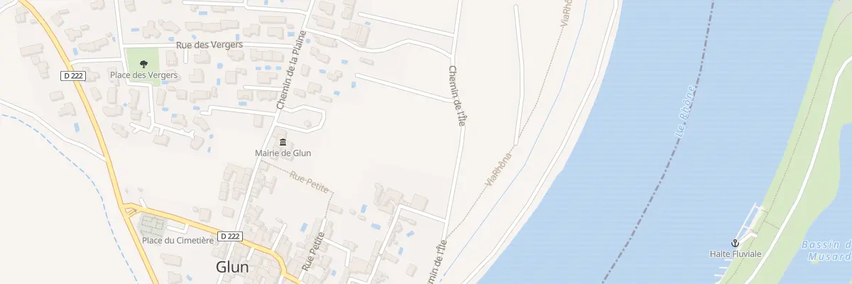 Plan du 5097 Che de l’Ile à Glun