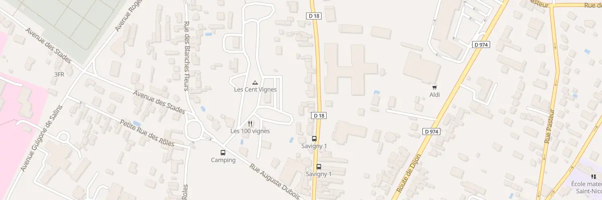 Plan du 35 Rte de Savigny à Beaune