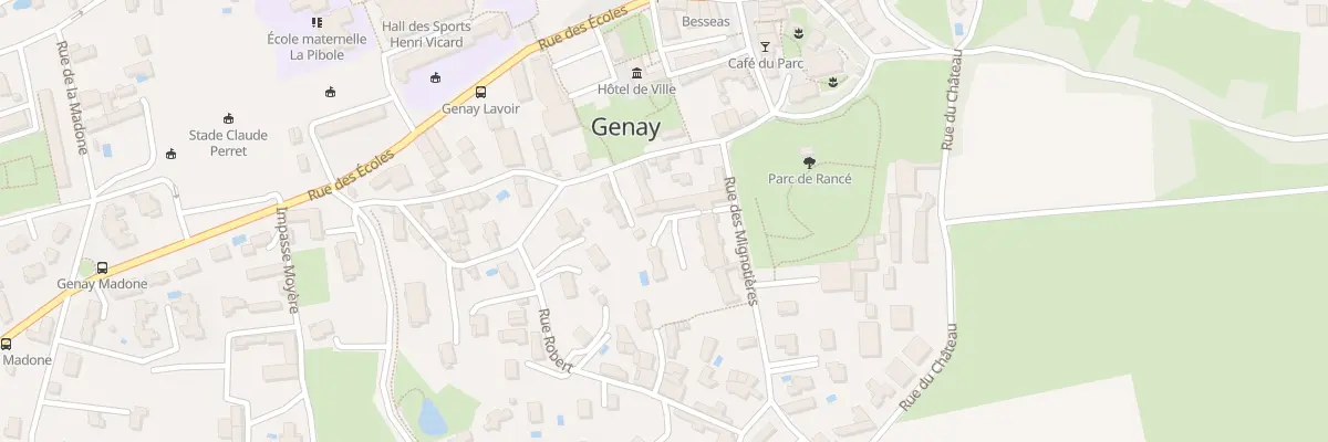 Plan du 58 Rue des Mignotières à Genay