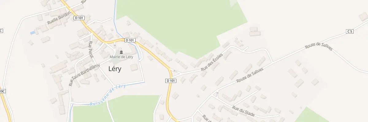 Plan du 3 Rue des Écoles à Léry