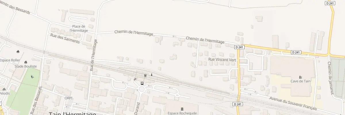 Plan du 10 Che de l’Hermitage à Tain-l’Hermitage