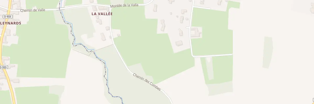 Plan du 280 Imp du Valoset à Bey