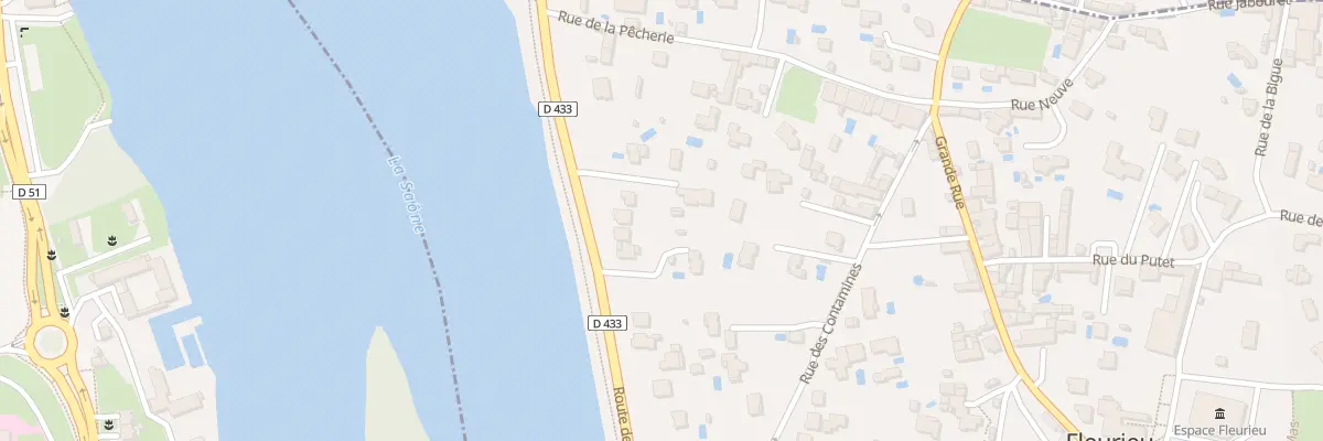 Plan du 16 Rte de Lyon à Fleurieu-sur-Saône