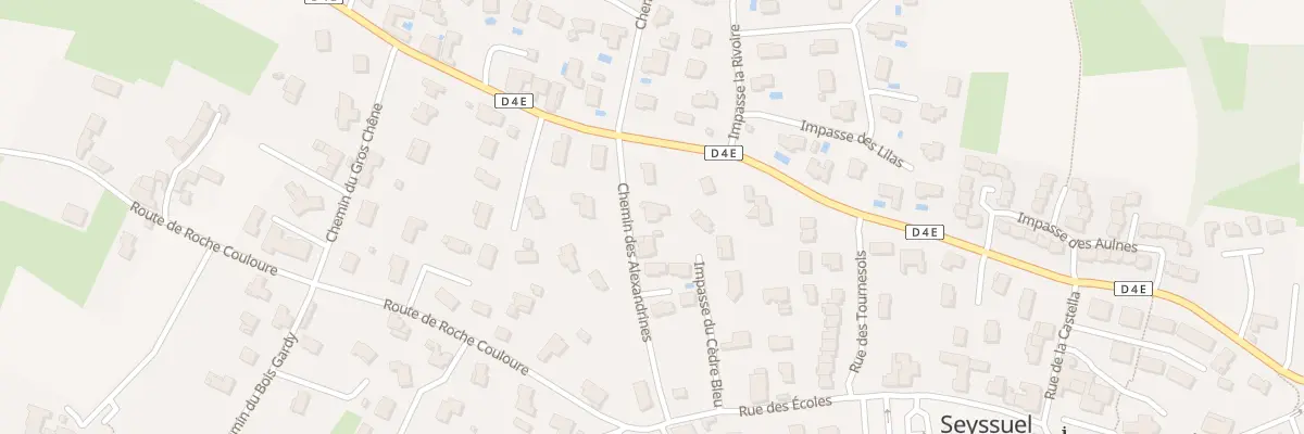 Plan du 5006 Le Village Nord à Seyssuel