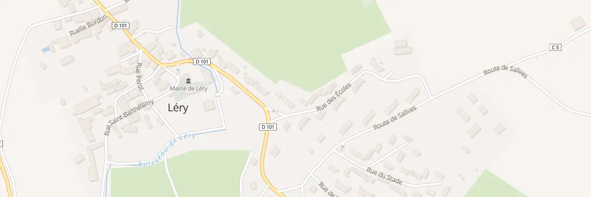 Plan du 5 Rue des Écoles à Léry