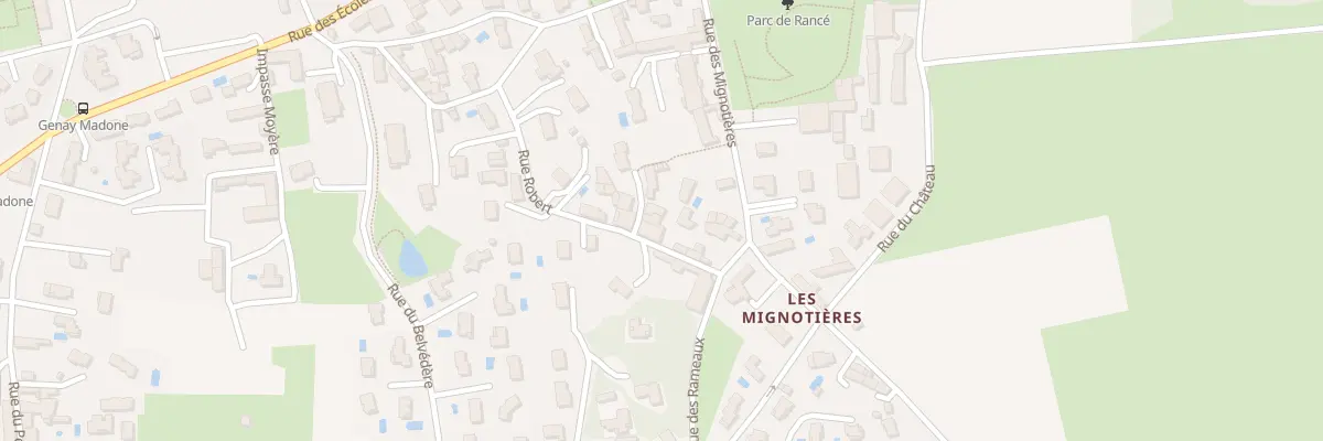 Plan du 16 Imp Robert à Genay