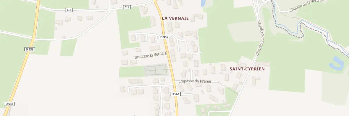 Plan du 350 Che du Pellerat à Garnerans