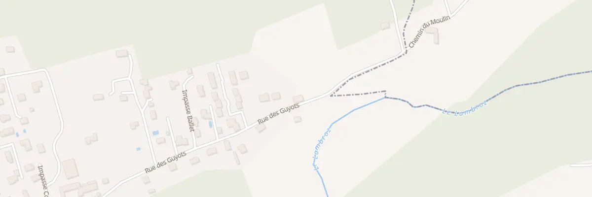 Plan du 45 Rue des Guyots à Chanas