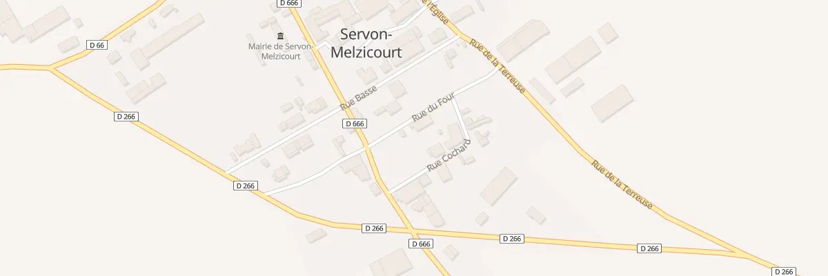 Plan du 5033 Le Village à Servon-Melzicourt
