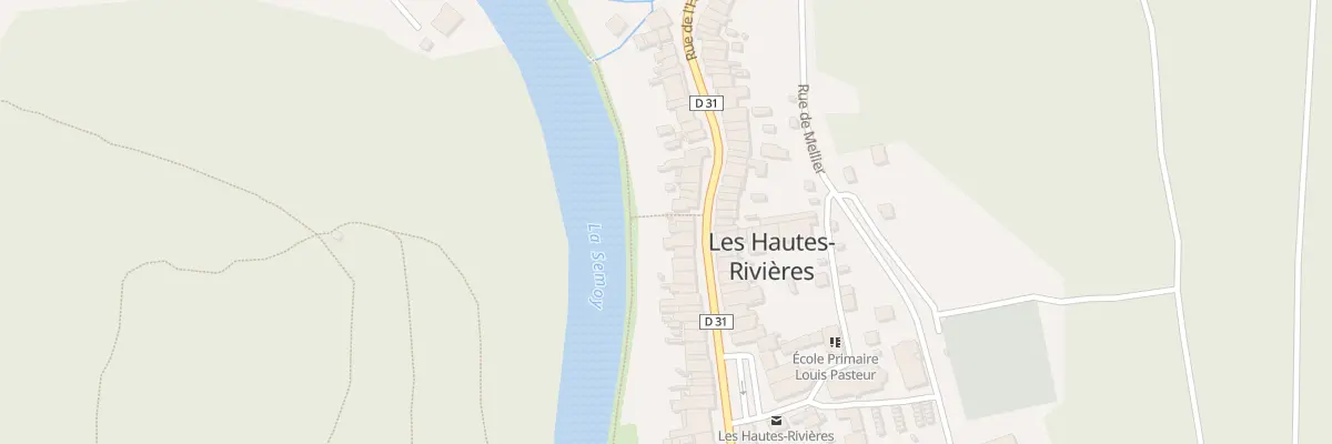 Plan du 29 Rue de l’Hôtel de Ville aux Hautes-Rivières
