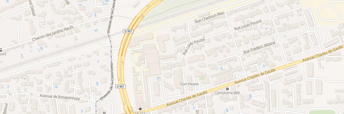 Plan du 9049 Rue Louis Pouzol au Pontet