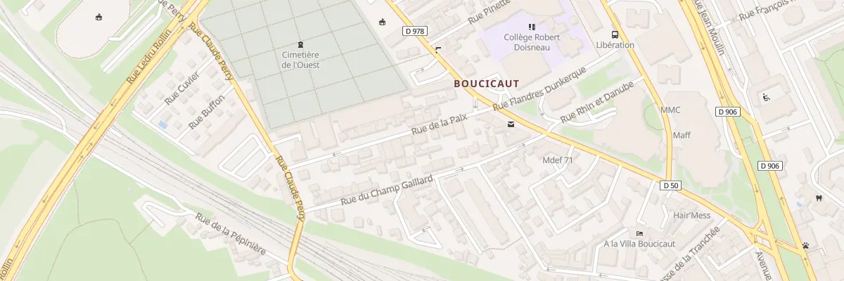 Plan du 11 Rue de la Paix à Chalon-sur-Saône