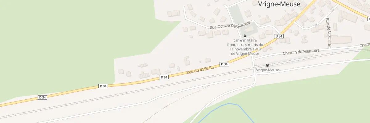 Plan du 24 Rue du 415 E Ri à Vrigne-Meuse