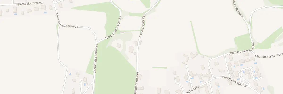 Plan du 210 Rue des Fontaines à Reventin-Vaugris