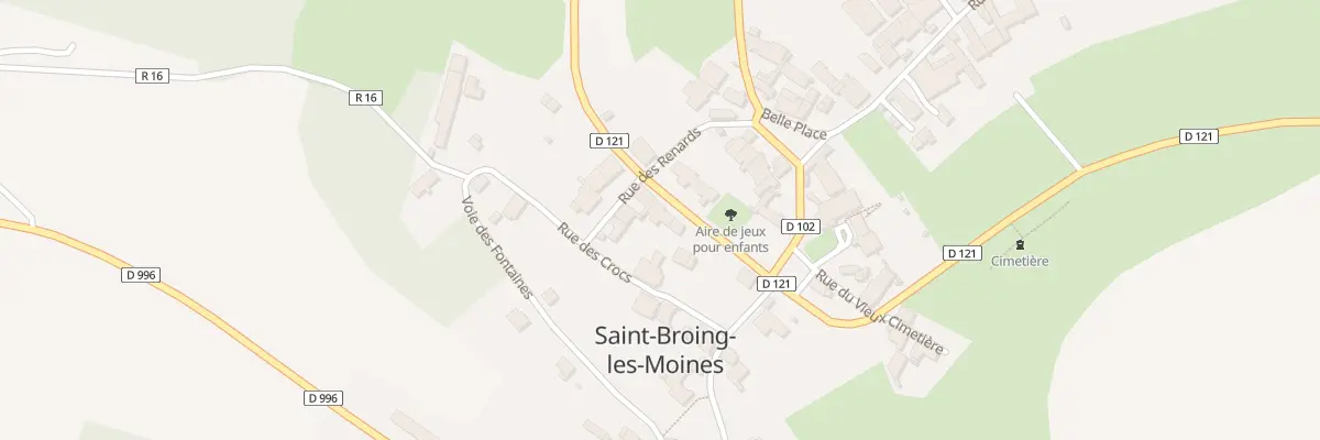 Plan du 5 Rte de la Piscine à Saint-Broing-les-Moines