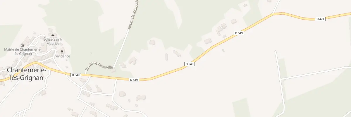 Plan du 365 Rte de la Croze à Chantemerle-lès-Grignan