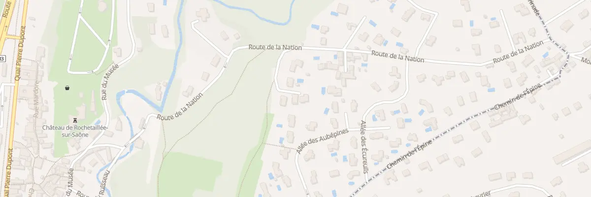 Plan du 440B Rte de la Nation à Rochetaillée-sur-Saône