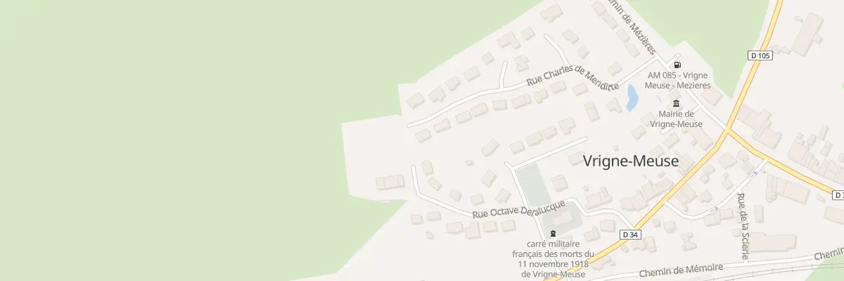 Plan du 21 Rue Charles de Menditte à Vrigne-Meuse