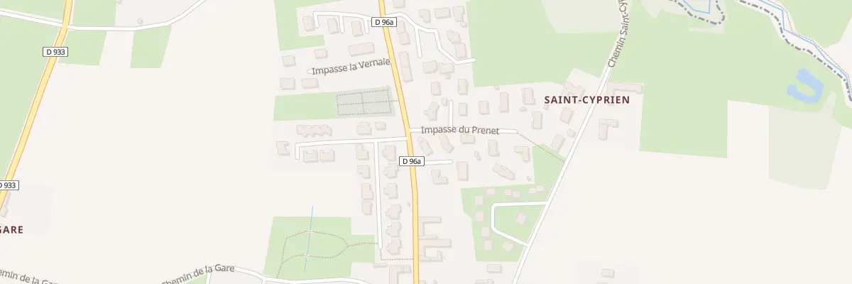 Plan du 190N Che du Pellerat à Garnerans
