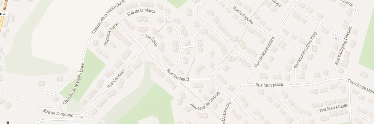 Plan du 25 Rue de la Marck à Givet