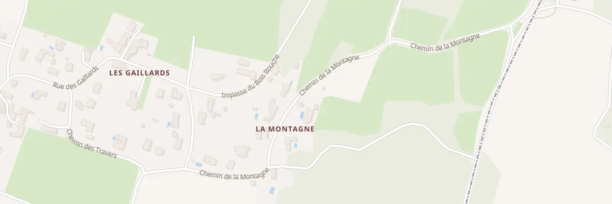 Plan du 30 Che de la Montagne à Charbonnières
