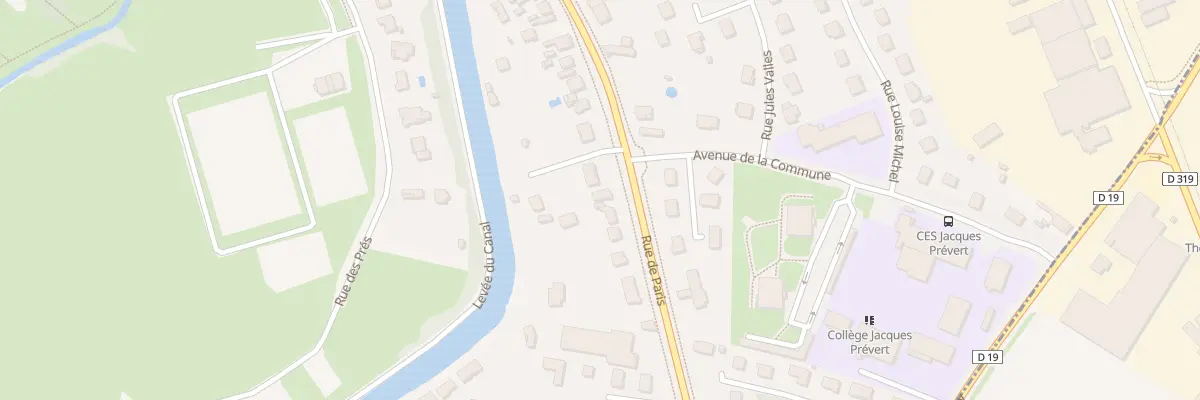 Plan du 17 Rue de Paris à Champforgeuil