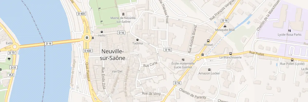 Plan du 2B Rue Lucie Guimet à Neuville-sur-Saône