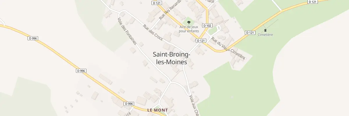 Plan du 1 Rue des Crocs à Saint-Broing-les-Moines