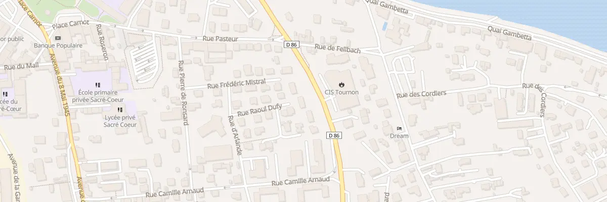 Plan du 10 Av de Nîmes à Tournon-sur-Rhône