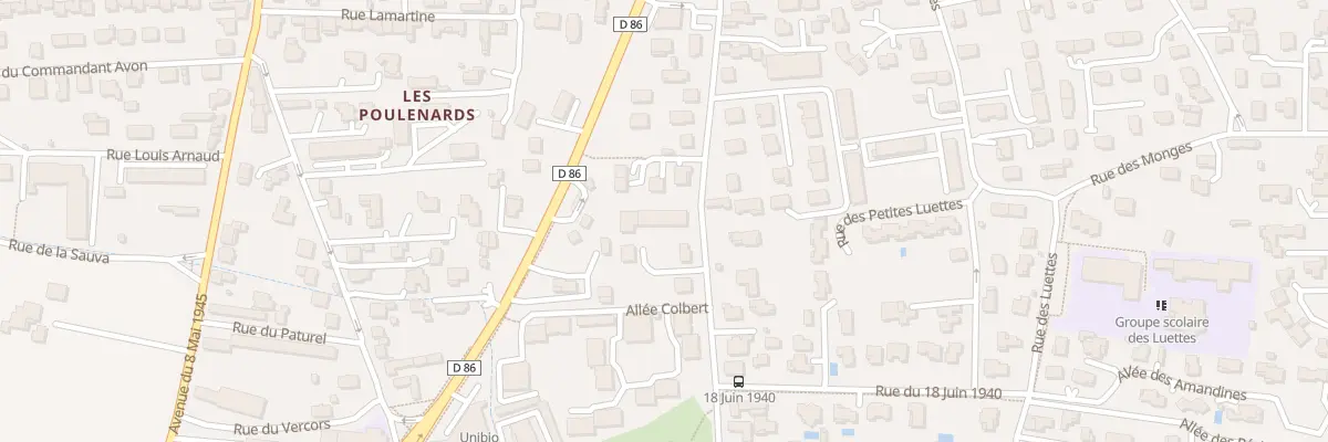 Plan du 24 Rue des Poulenards à Tournon-sur-Rhône