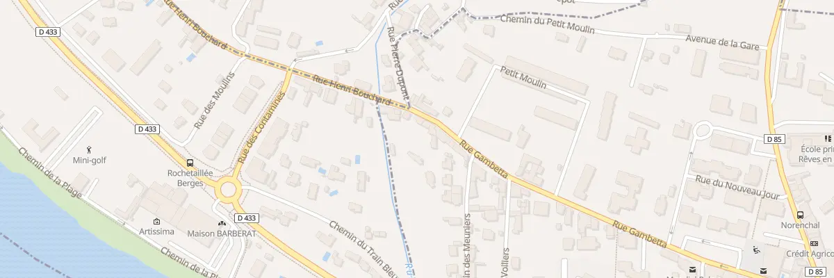 Plan du 6B Rue Gambetta à Fontaines-sur-Saône