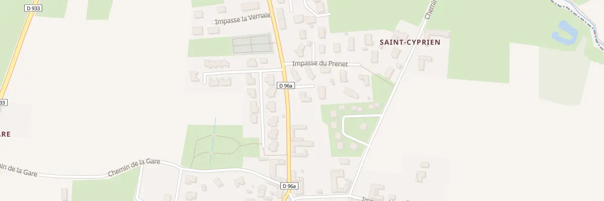 Plan du 160 Che du Pellerat à Garnerans