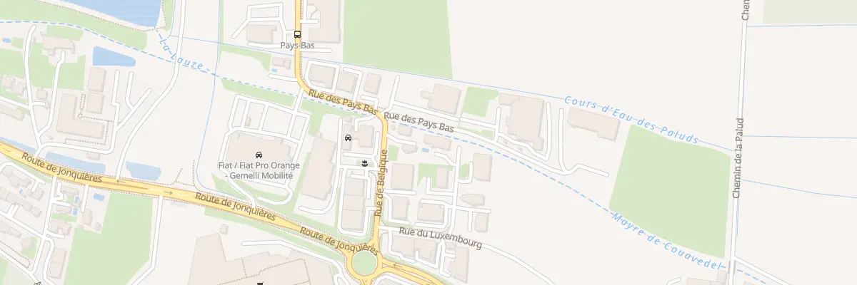 Plan du 9002 Rue du Royaume Uni à Orange