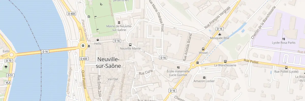 Plan du 35 Rue Victor Hugo à Neuville-sur-Saône
