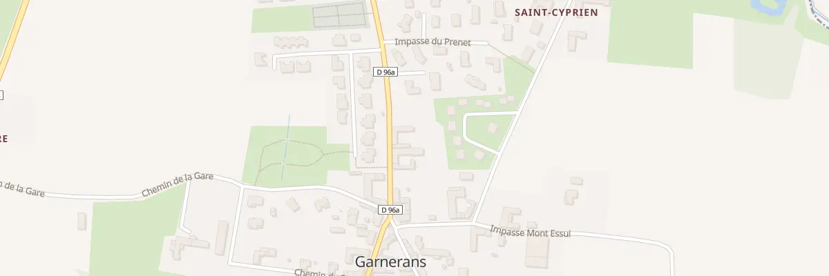 Plan du 78 Che du Pellerat à Garnerans