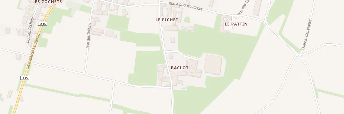 Plan du 13 Rue En Baclot à Viré
