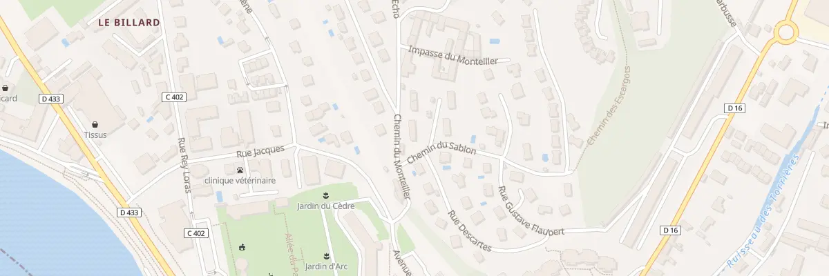 Plan du 9008 Che du Monteiller à Neuville-sur-Saône