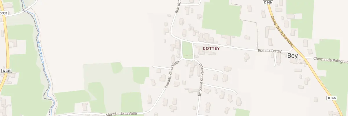 Plan du 82 Pl du Cottey à Bey