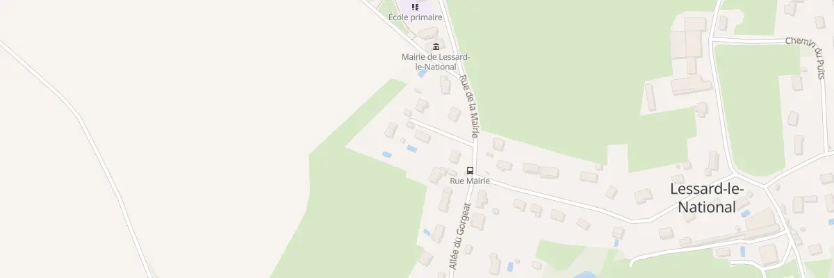 Plan du 3 Rue de la Mairie à Lessard-le-National