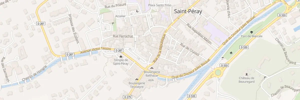 Plan du 11 Rue de la Liberte à Saint-Péray