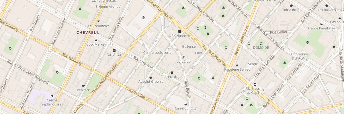Plan du 97 Rue d’Anvers à Lyon 7e Arrondissement