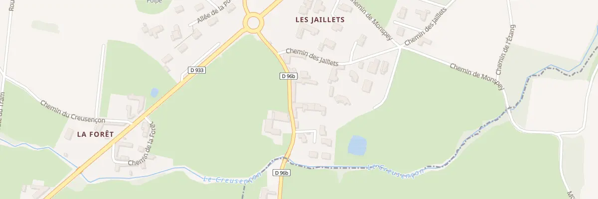 Plan du 115 Rte de Bey à Cormoranche-sur-Saône