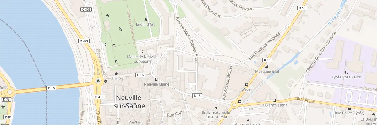 Plan du 3 Rue Marie-Thérèse Prost à Neuville-sur-Saône