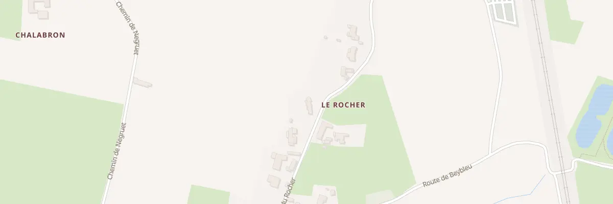 Plan du 5273 Le Rocher à Chaneins