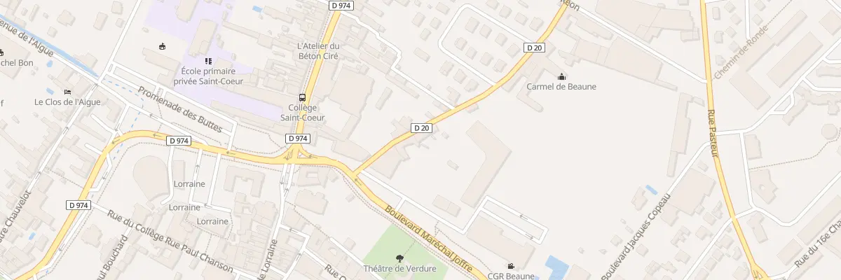 Plan du 6 Rue de Chorey à Beaune