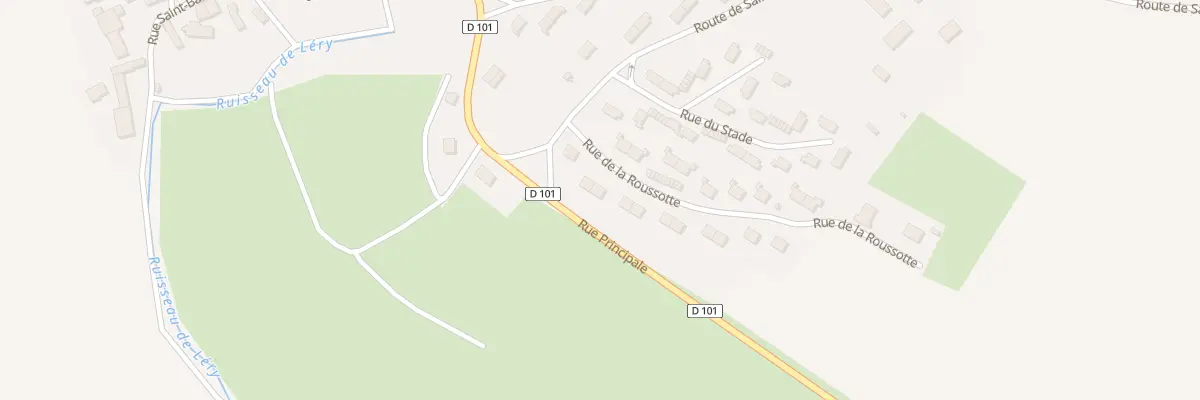 Plan du 6 Rue de la Roussotte à Léry