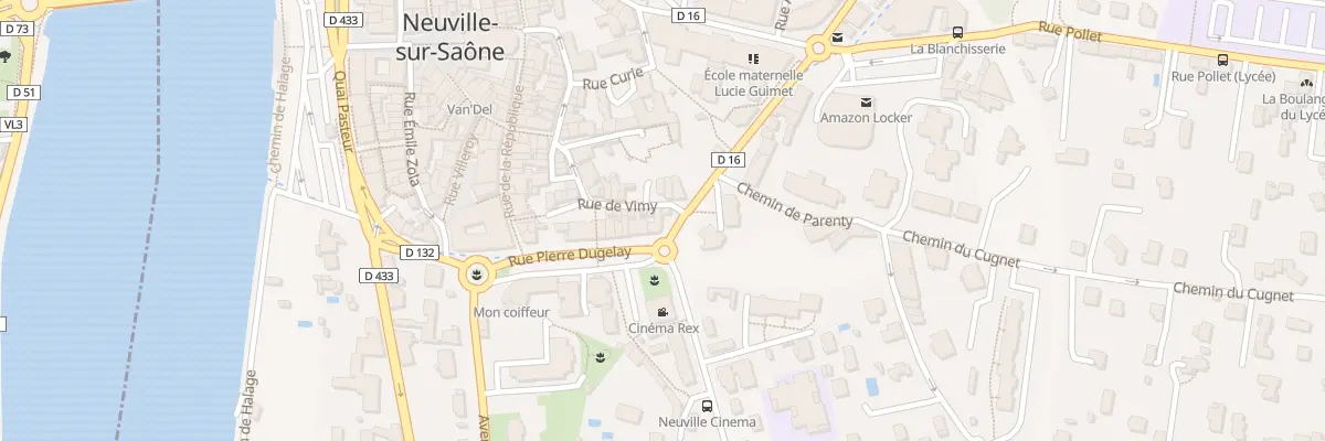 Plan du 27 Rue Pierre Dugelay à Neuville-sur-Saône