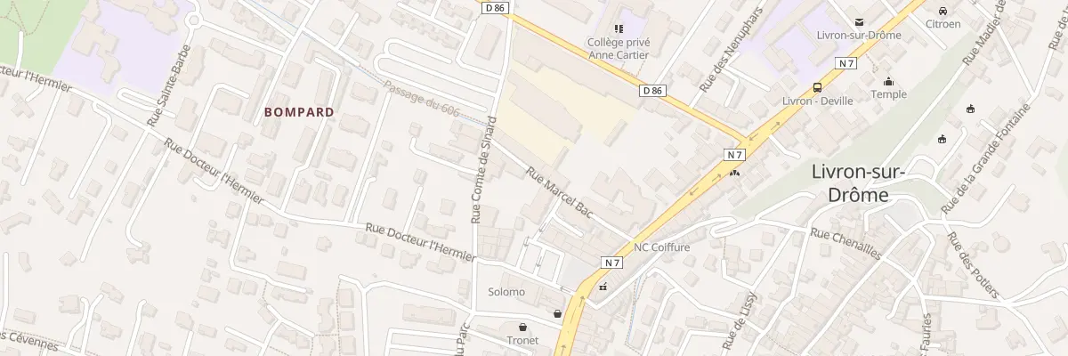 Plan du 2 Rue jean jaures à Livron-sur-Drôme