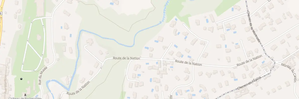 Plan du 513 Rte de la Nation à Rochetaillée-sur-Saône
