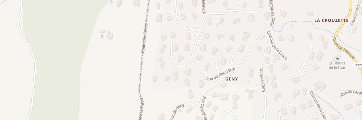 Plan du 19 Rue du Belvédère à Soyons